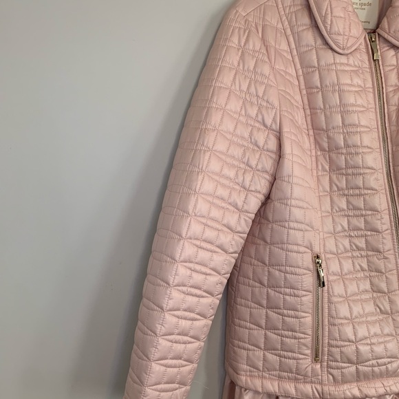 Kate Spade Blush Quilted Puffer Jacket - Picture 4 of 16
